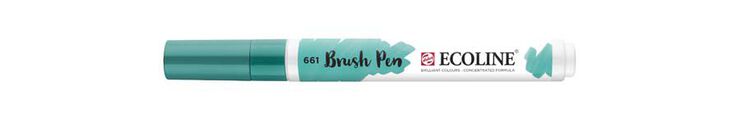 Rotulador Ecoline Brush Pen verde turquesa 661