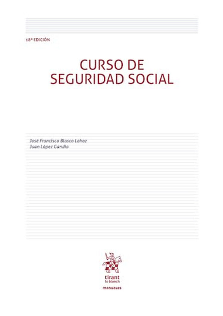 Curso de seguridad social 18&ordf; Edici&oacute;n