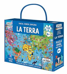 Llibre i puzle La terra 100 peces