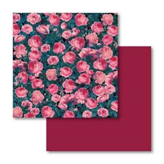 Infusible Ink transfer 30,5x30,5cm rosas 2 hojas