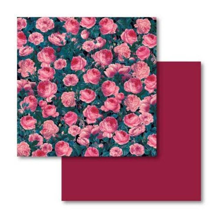 Infusible Ink transfer 30,5x30,5cm rosas 2 hojas