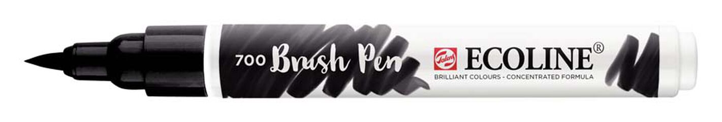 Rotulador Ecoline Brush Pen negro 700