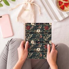 Notebook 4 A5 100 fulls 5x5 Miquelrius Highland Poppies