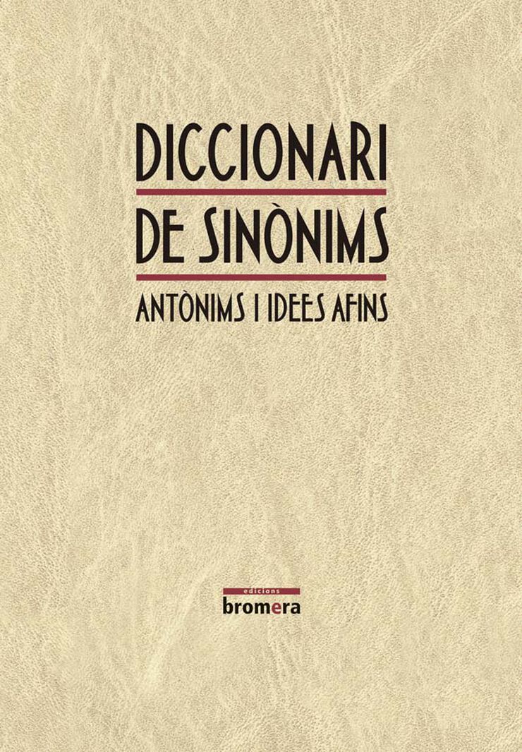 Diccionari de Sinònims Antònims I Idees