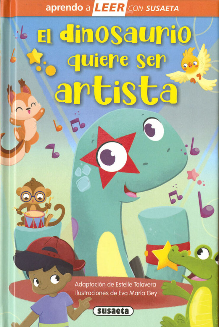 El dinosaurio quiere ser artista