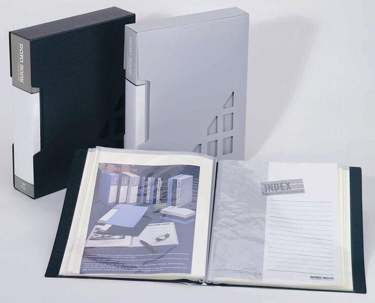 Carpeta 80 fundes A4 Databank gris