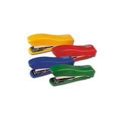 Grapadora Petrus Liliput+grapas colores surtido