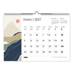 Calendario Miquelrius Pared A3 Castellano Cims 2027 Multicolor