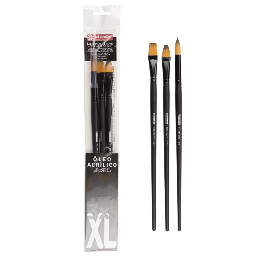 Pincel al &oacute;leo/acr&iacute;lico Talens XL 3u