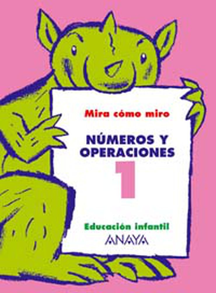 Números Y Operaciones 1 Infantil 3 Años