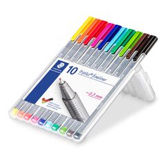 Rotuladores Staedtler Triplus Fineliner 334 10 colores