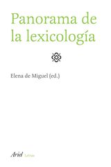 Panorama de lexicología Panorama de lexicología