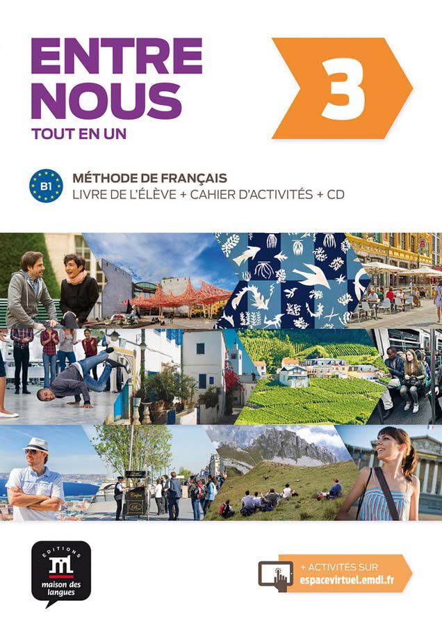 Entre Nous 3 &Eacute;l&egrave;ve+Cahier+Cd