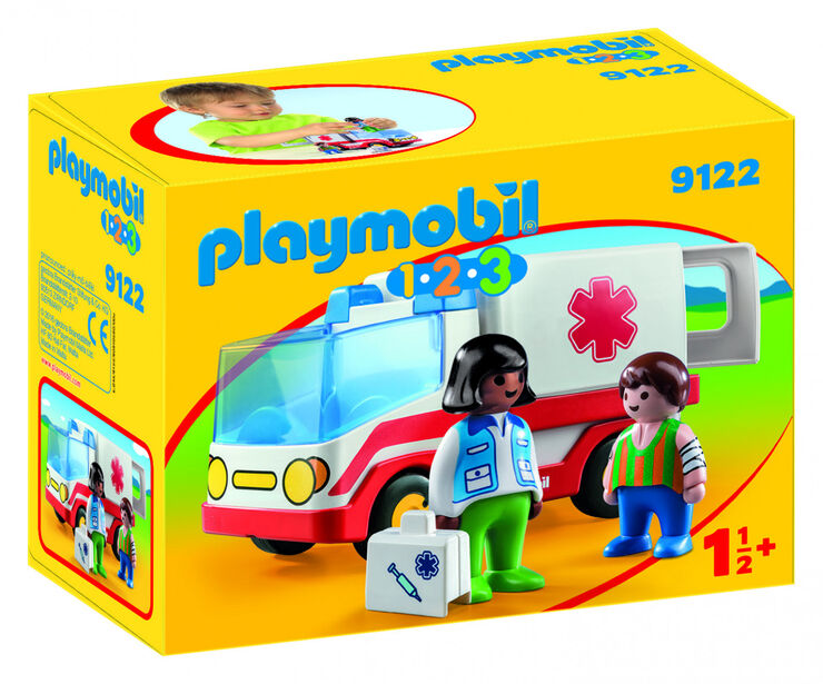 Playmobil 1.2.3 Ambulancia 9122