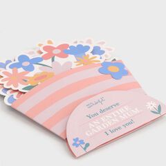 Postal ramo de flores You deserve an entire garden..