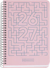 Agenda Escolar Activa S/V Cat. 2026-2027 Lab. Rosa