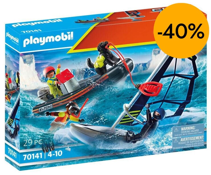 Playmobil City Action Rescate polar con bote 70141