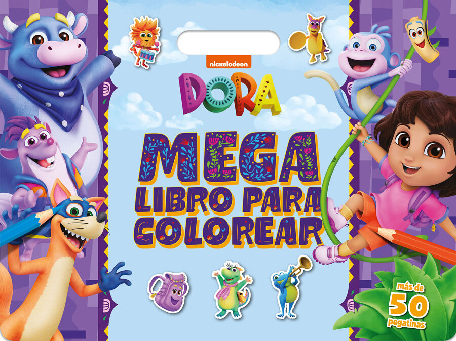 Dora. Megalibro para colorear