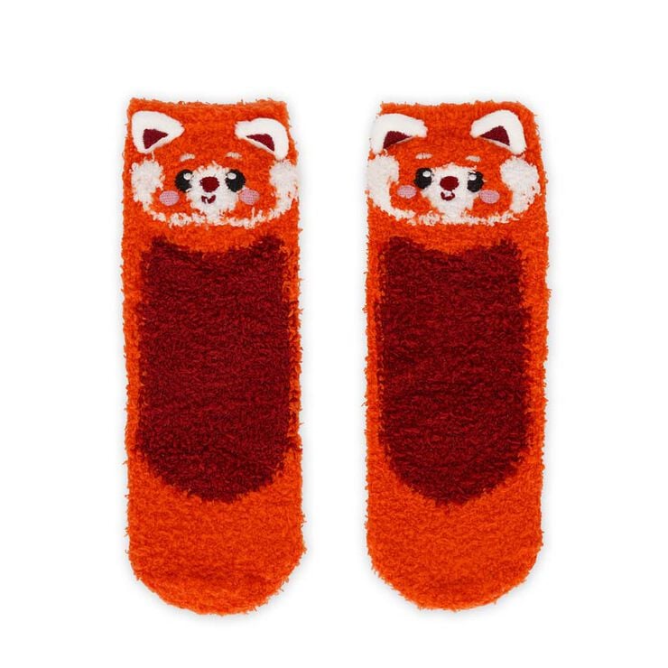 Calcetines antideslizantes infantil Legami Oso Panda rojo