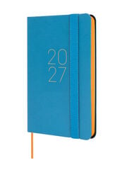 Agenda Finocam Flex Llisa Semana Vista Horizontal 2027 Catal&aacute;n Azul
