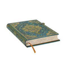 Libreta Paperblanks midi raya Crónicas Turquesas