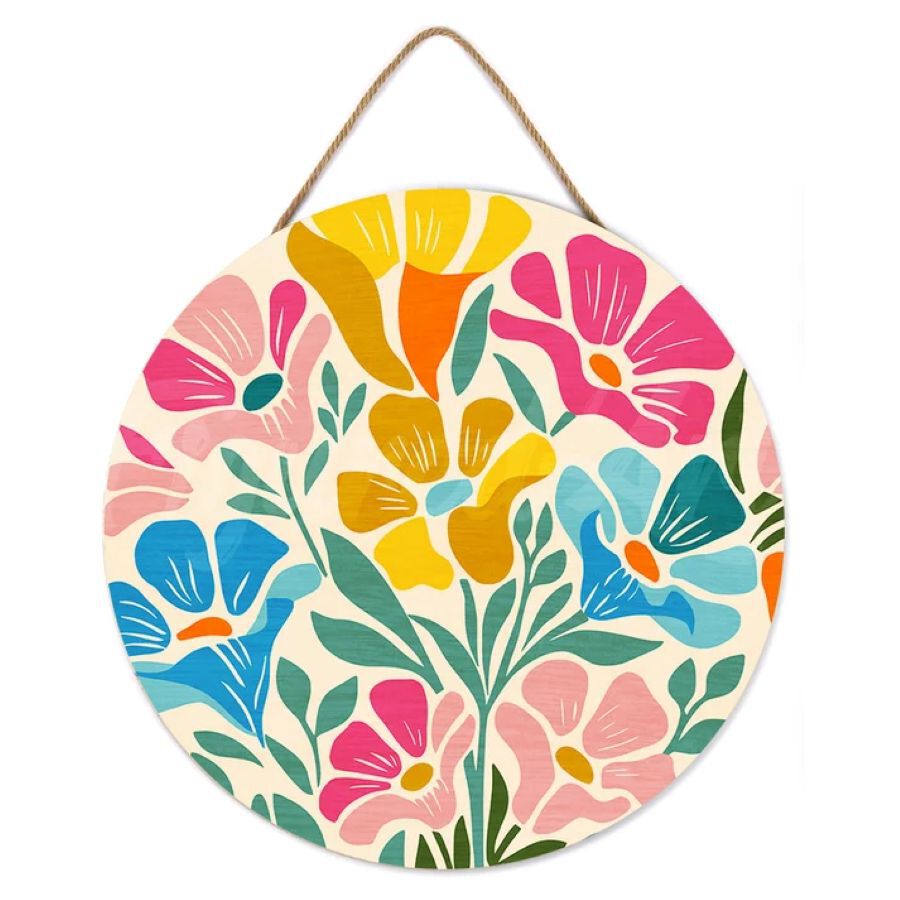 Kit Pintar por N&uacute;meros Figured'Art Redondo Floral