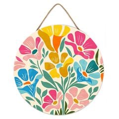 Kit Pintar por N&uacute;meros Figured'Art Redondo Floral