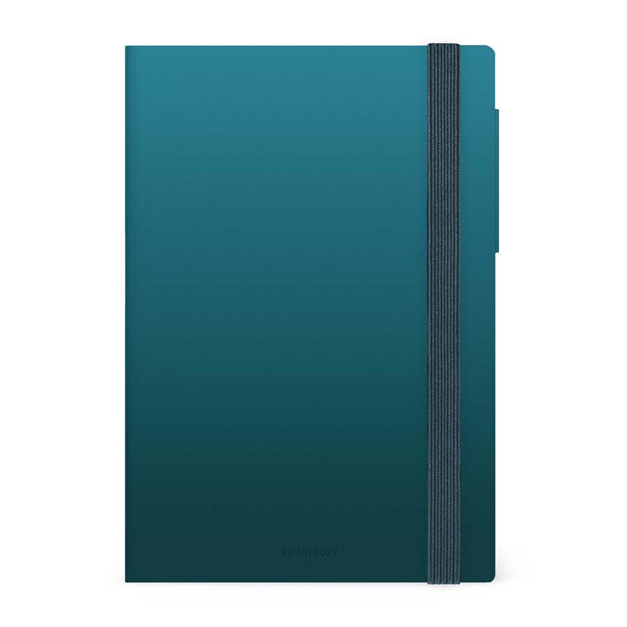 Agenda Legami 16 Mesos Medium Setm./Vista Multiling&uuml;e 2026-2027 Deep Teal