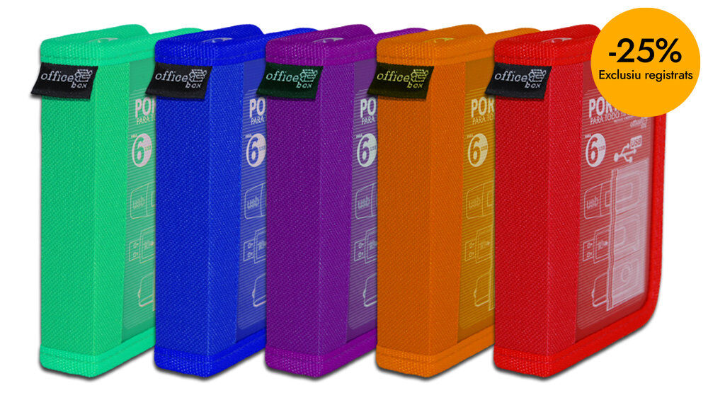 Estuche Porta Memorias Usb