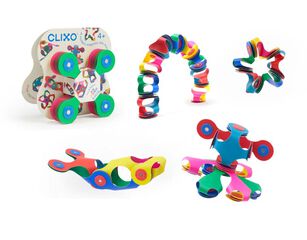 Construcción Magnética Clixo Multicolor 9 piezas