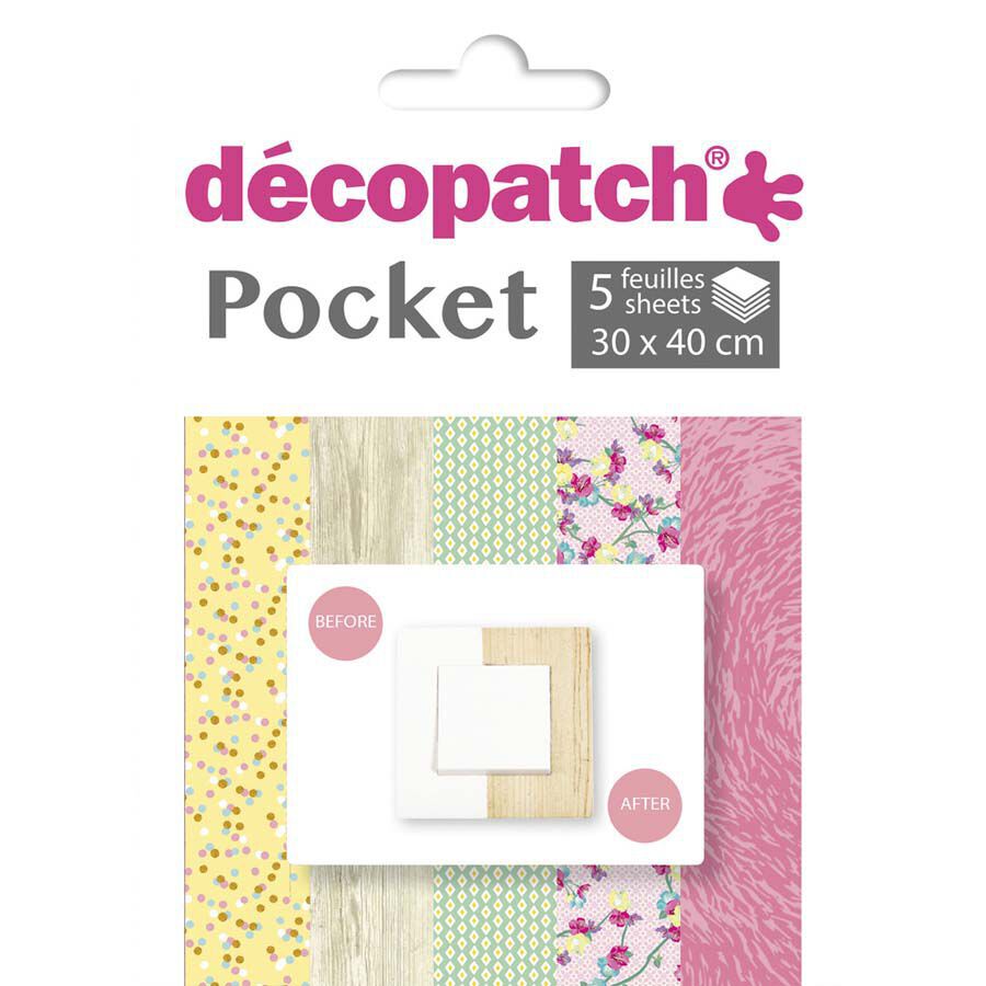 Papel D&eacute;copatch Pocket Collection n&uacute;m.18 5 hojas