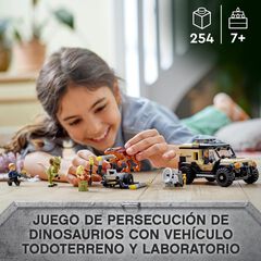 LEGO® Jurassic World Transporte del pyrorraptor y el dilofosaurio, coche todoterreno 76951
