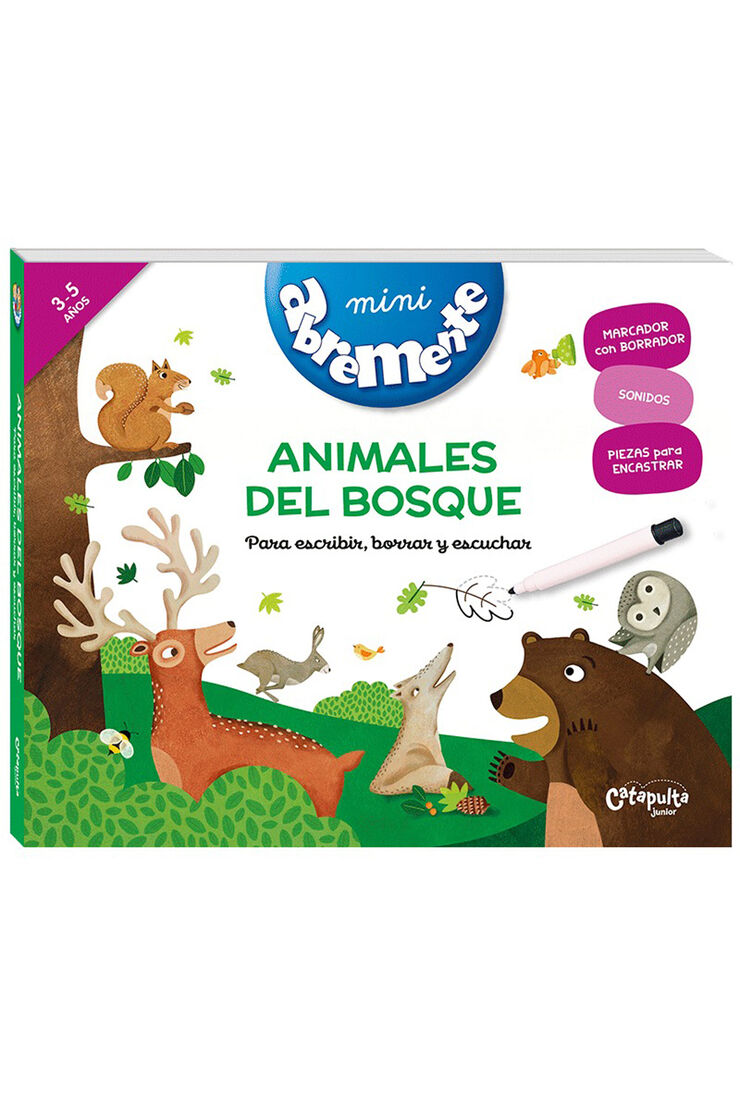 Mini abremente: animales del bosque