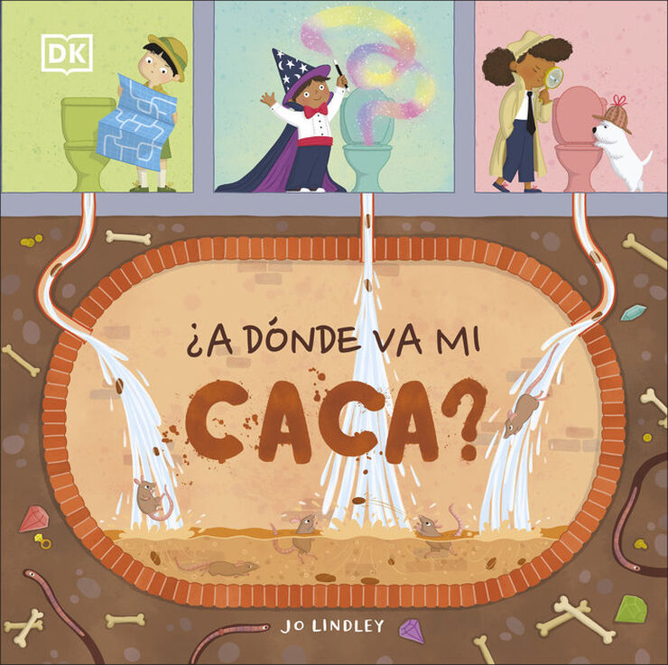 ¿A dónde va mi caca?