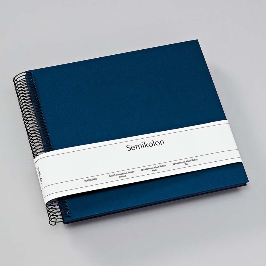 &Aacute;lbum Fotos espiral Semikolon M marine
