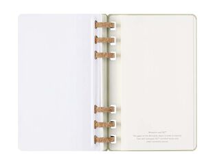 Agenda escolar espiral moleske tapa dura sem/vista L 2025-26 kiwi