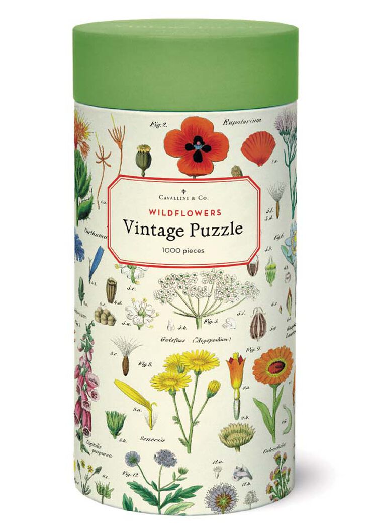 Puzle 1000 peces Cavallini Wildflowers