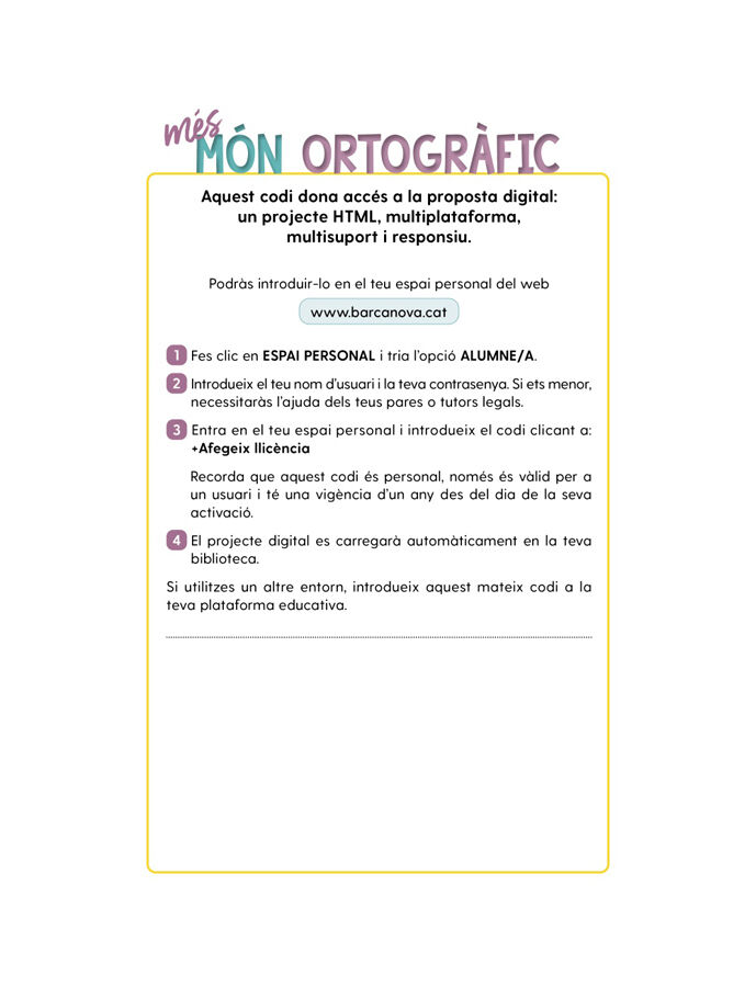 M&eacute;s M&oacute;n Ortogr&agrave;fic 5
