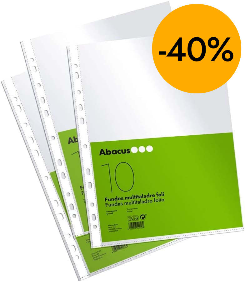 Funda est&agrave;ndard Abacus Foli 10u