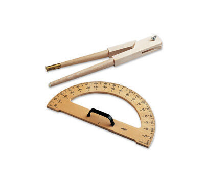 Comp&agrave;s de fusta per a pissarra Faibo 42cm