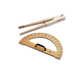 Compás de madera para pizarra Faibo 42cm