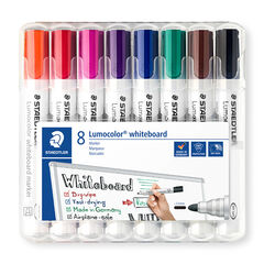 Rotulador pizarra blanca Staedtler Lumocolor 8 colores