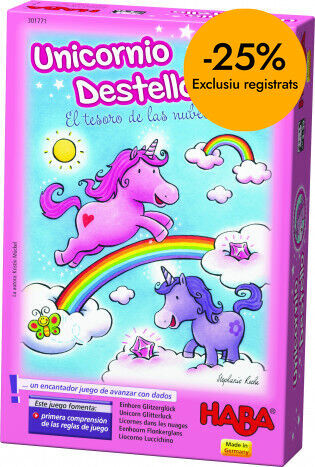 Unicornio Destello: El tesoro de las nubes