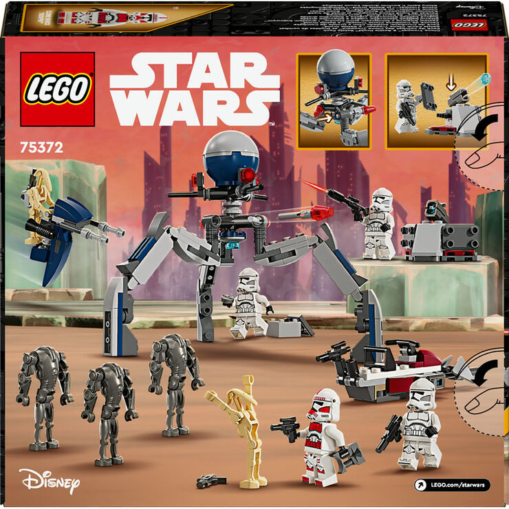 LEGO®  Star Wars TM Pack de Combat: Soldat Clon i Droide de Combat 75372