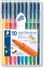 Rotuladores Staedtler Triplus 10 colores