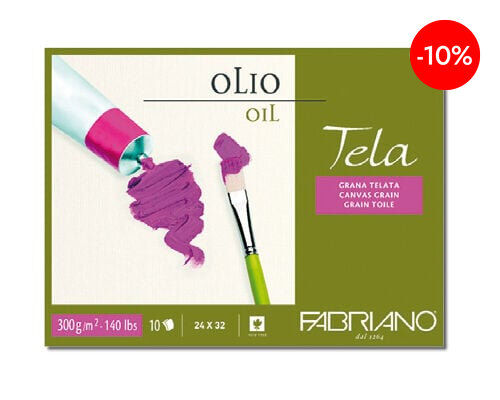 Bloc Fabriano Tela para &Oacute;leo 10 hojas