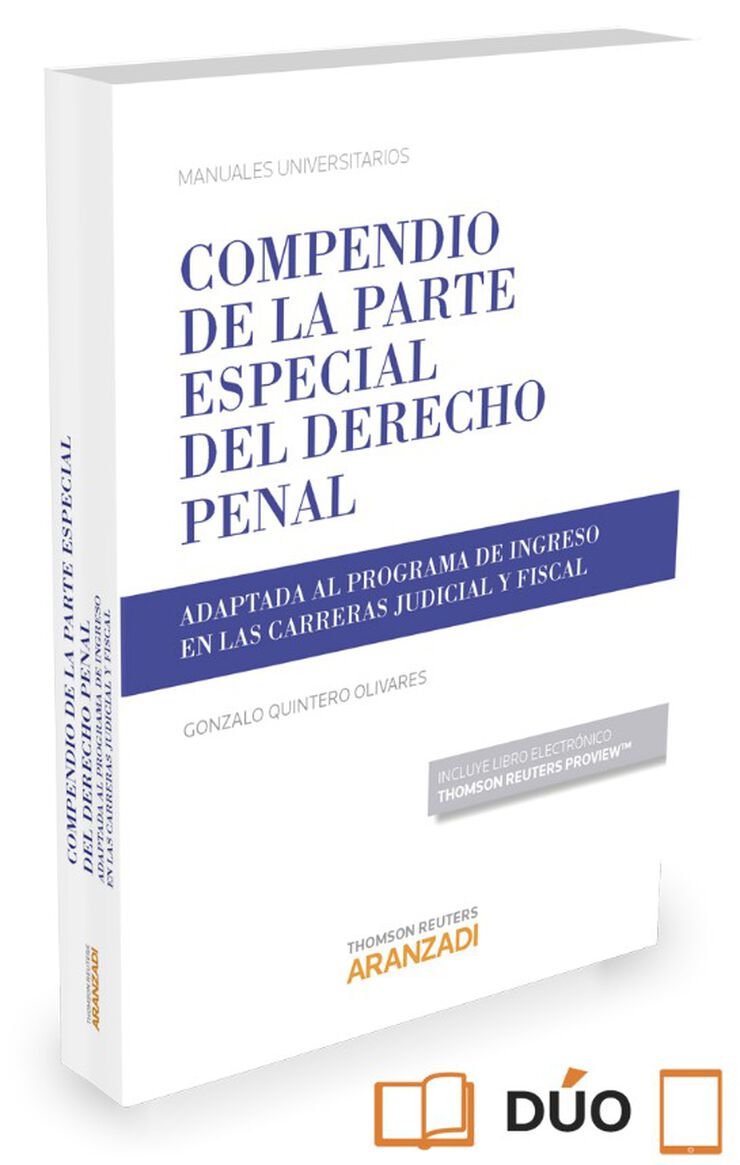 Compendio de la Parte Especial del Derecho Penal (Papel + e-book)