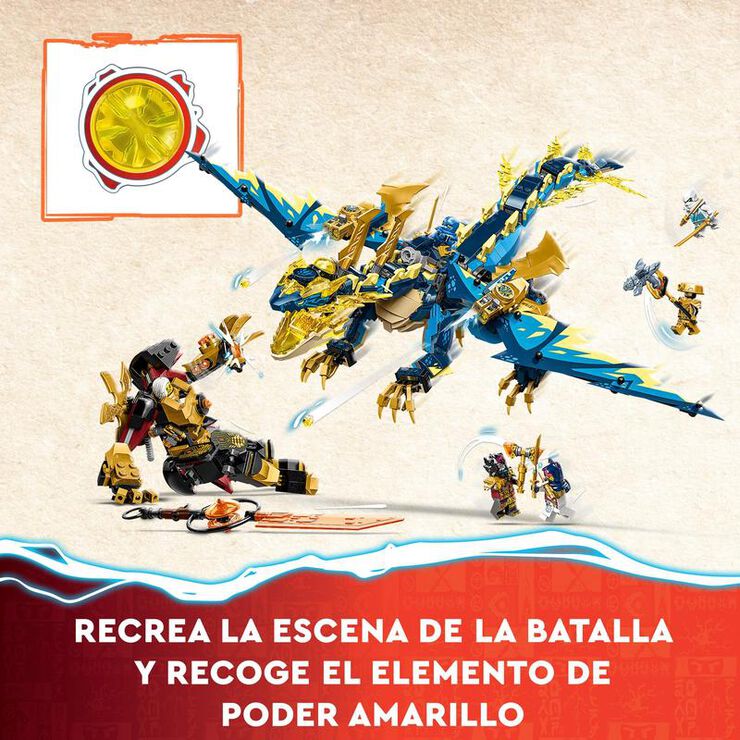 LEGO® NINJAGO Drac Elemental contra l'Emperadriu Mech 71796