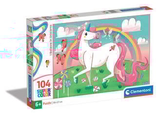 Puzle 104 piezas Unicornio
