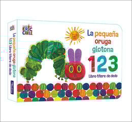 La pequeña oruga glotona 1 2 3. Libro títere de dedo La pequeña oruga glotona 1 2 3. Libro títere de dedo
